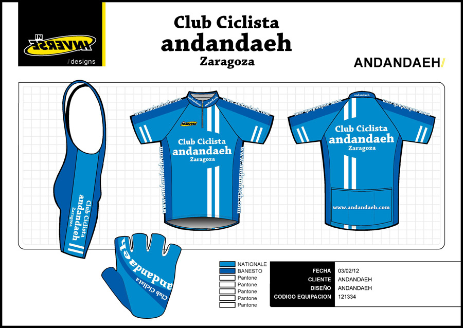 Equipación Ciclista Verano andandaeh