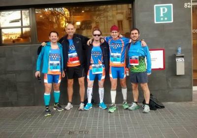 El dia que los de Andandaeh Zaragoza y un titán de Os'andarines de Aragón tomamos Barna!!!